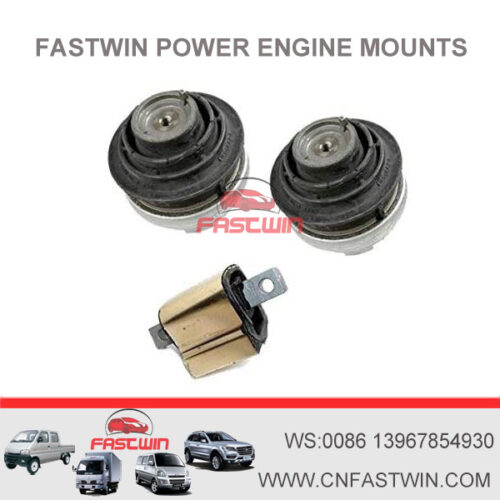 FASTWIN POWER Engine Mount Left and Right Set + Mission mount Benz W210 W211 E230 E240 E280 E320 Compatible for 2112400317 2102401617 2122400418