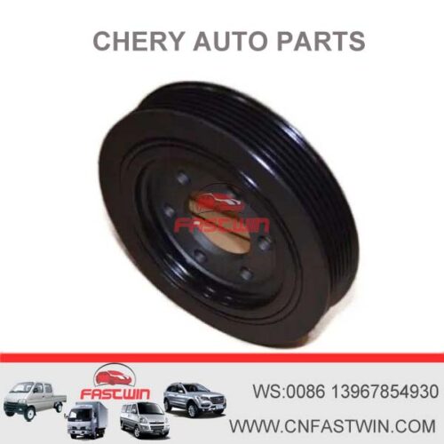 484J-1005070 cheap spare parts car crankshaft pulley for Chery A3 A5 tiggo 484 engine