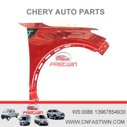 553000089AA auto body parts red right Front Fender for Chery 7 RH car